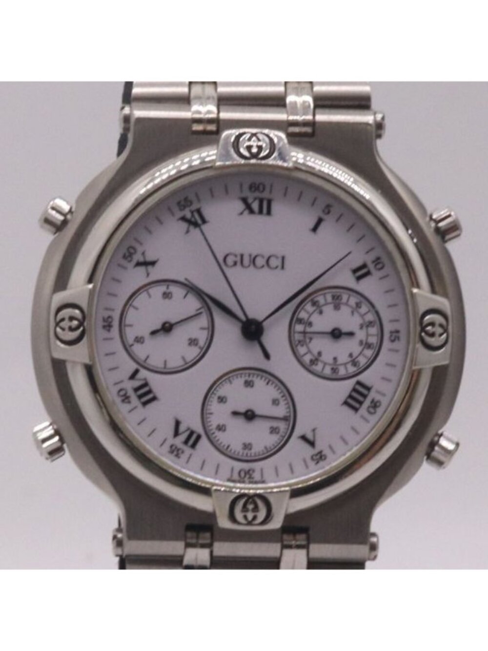 Gucci Chronograph White Dial Watch